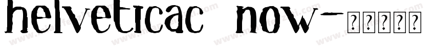 helveticac now字体转换